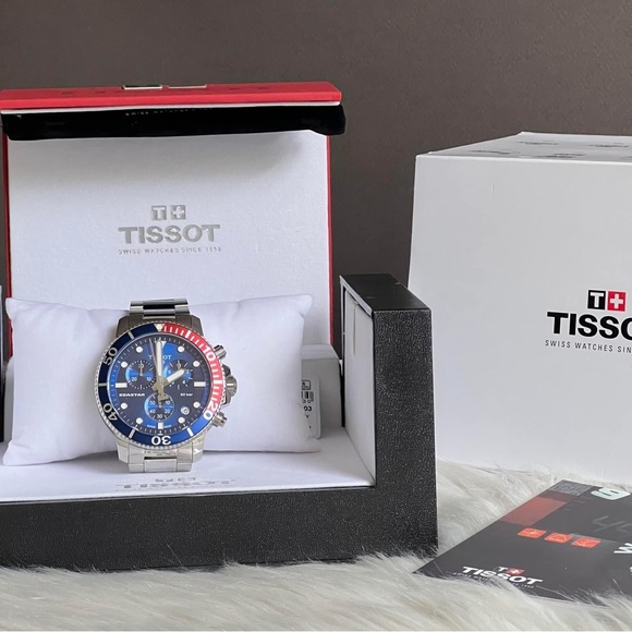 SOLD / Tissot Men’s Seastar 1000 Quartz Chronograph 
Sapphire Crystal
Swiss Made - Picture 3 of 12